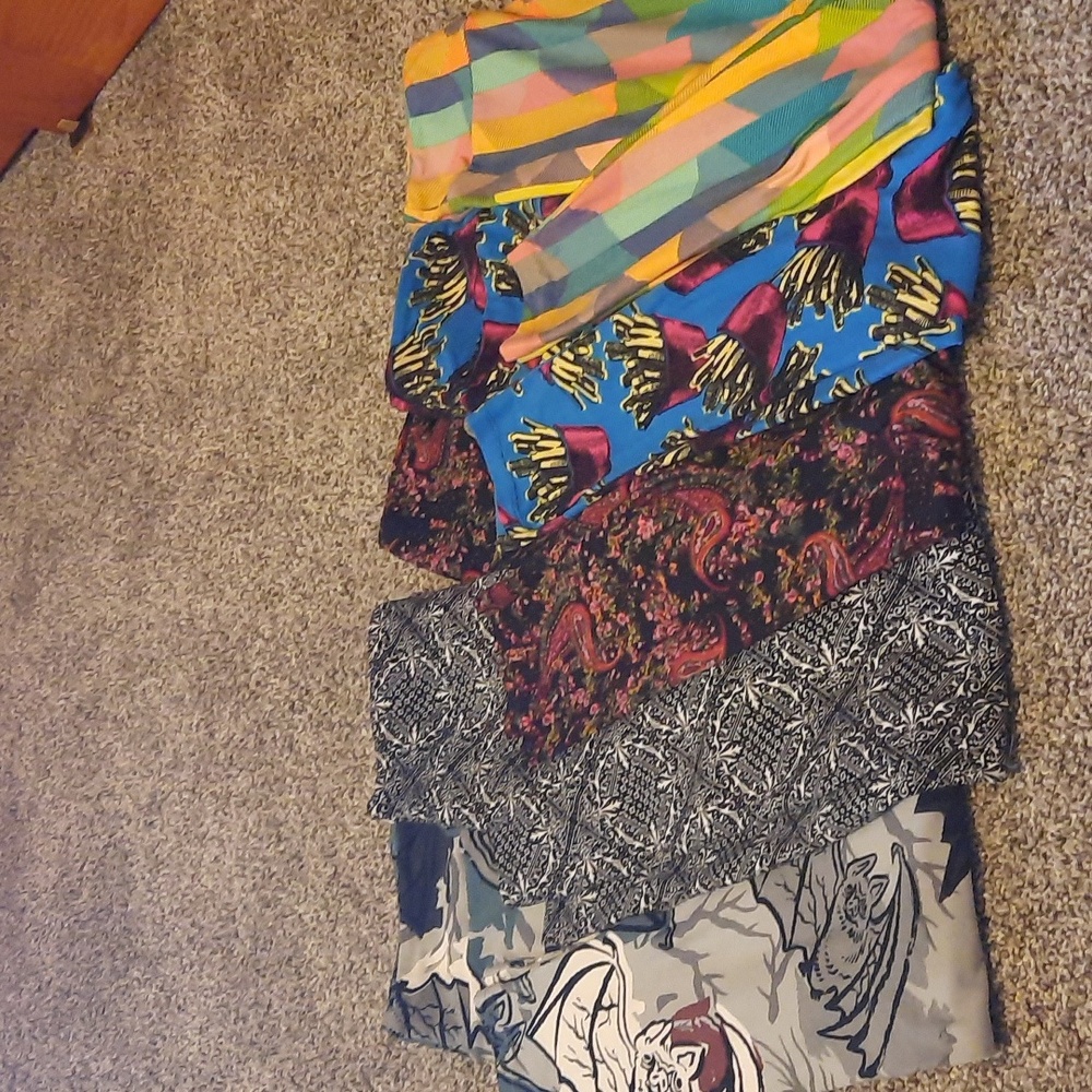lularoe leggins lot of 5 pair